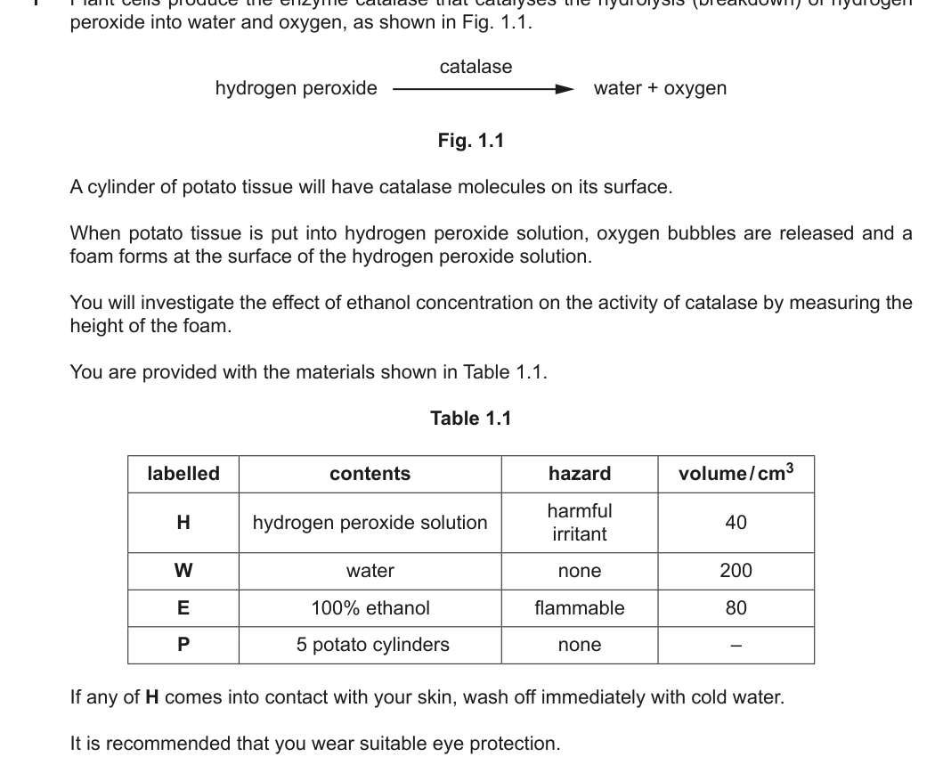 9700/33/O/N/24 question 1