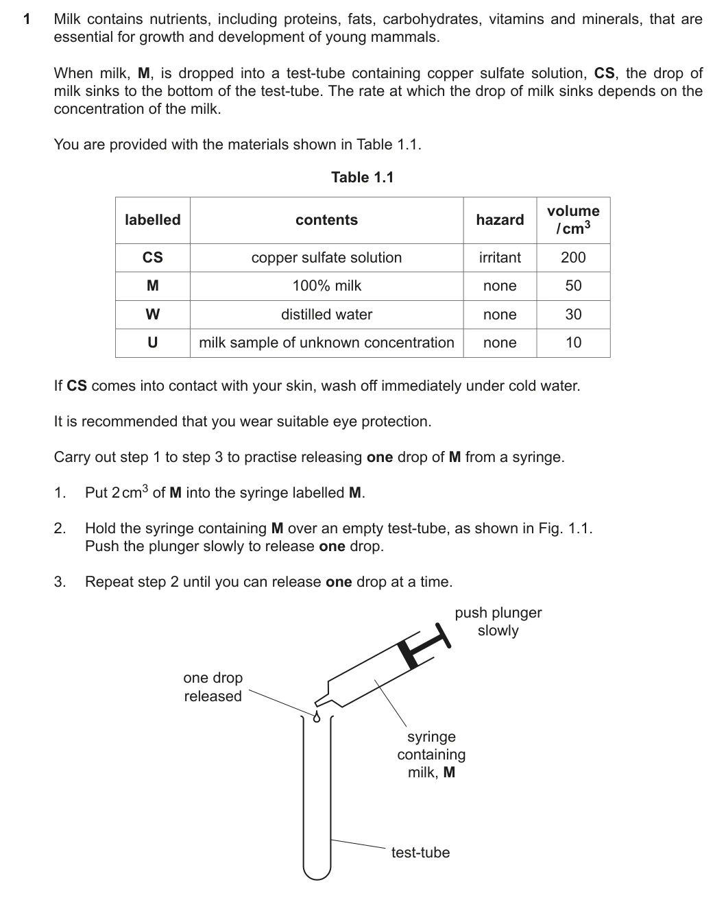 9700/31/O/N/20 question 1