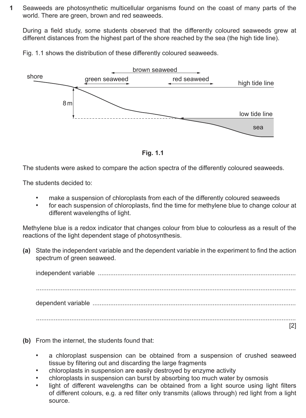 9700/52/F/M/20 question 1