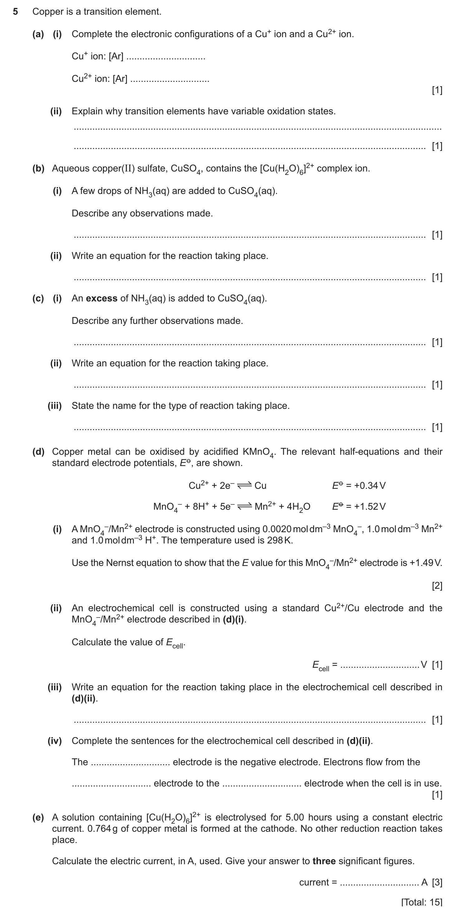 9701/41/M/J/25 question 5