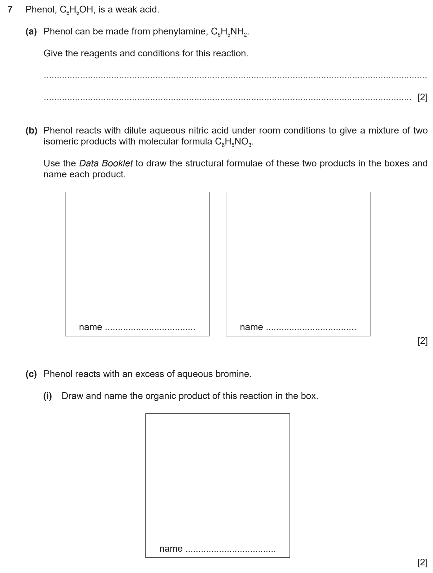 9701/41/O/N/20 question 7