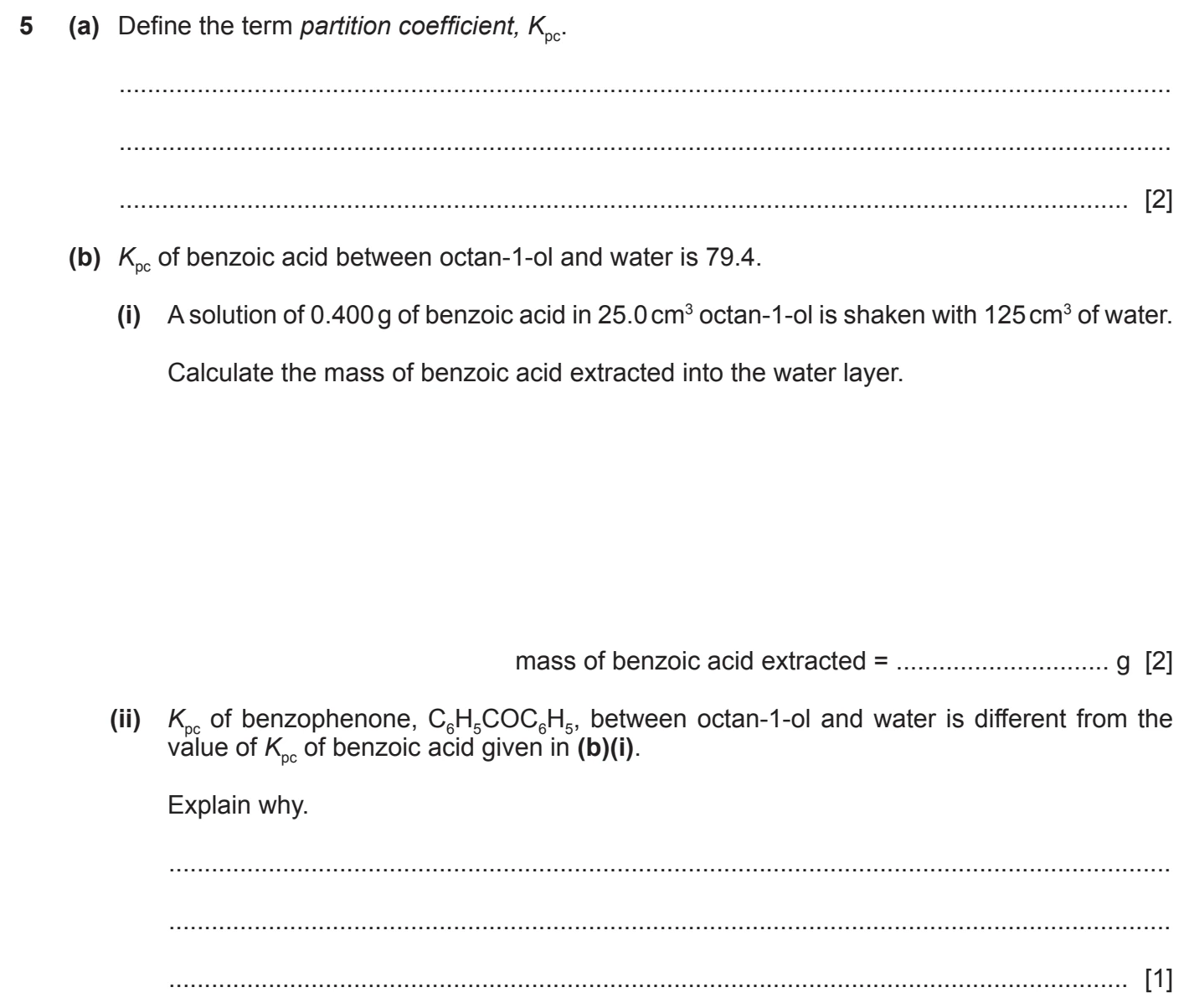 9701/42/M/J/20 question 5