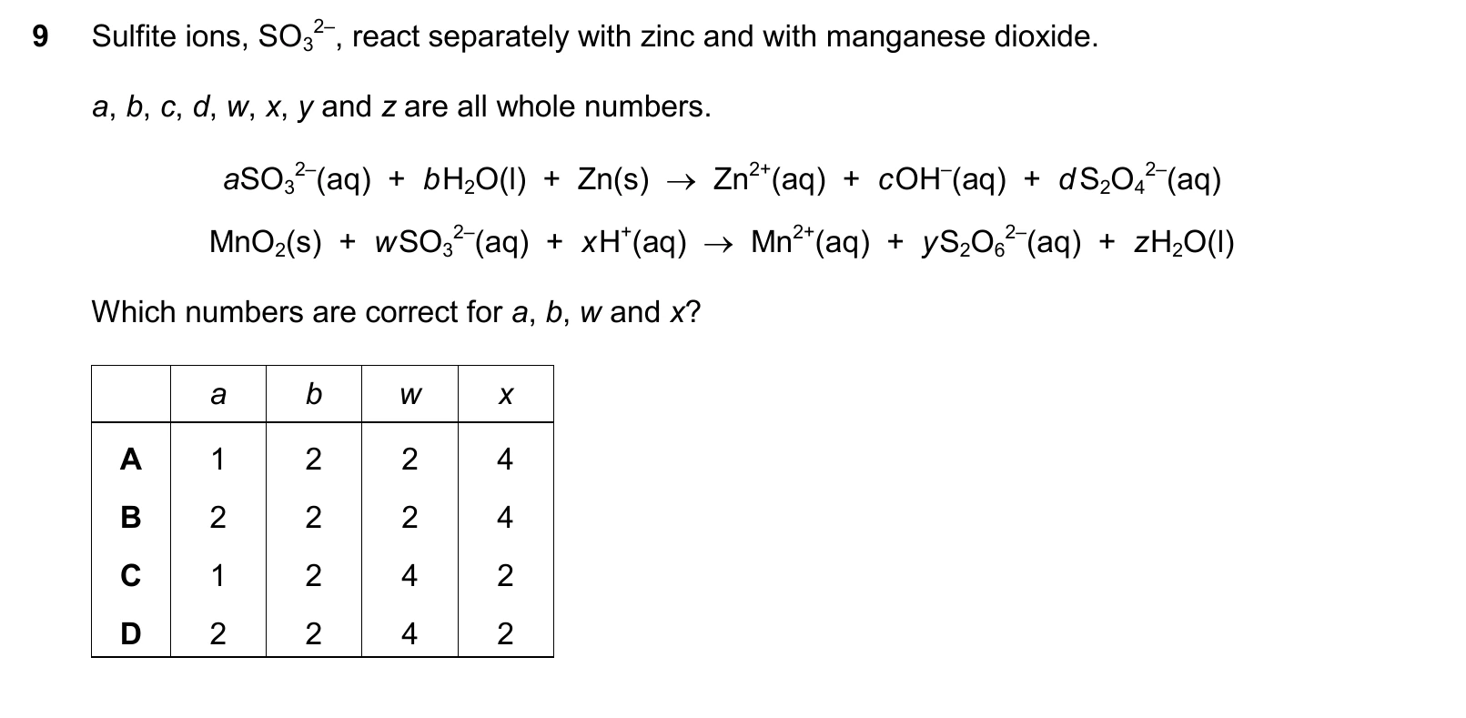 9701/11/O/N/25 question 9