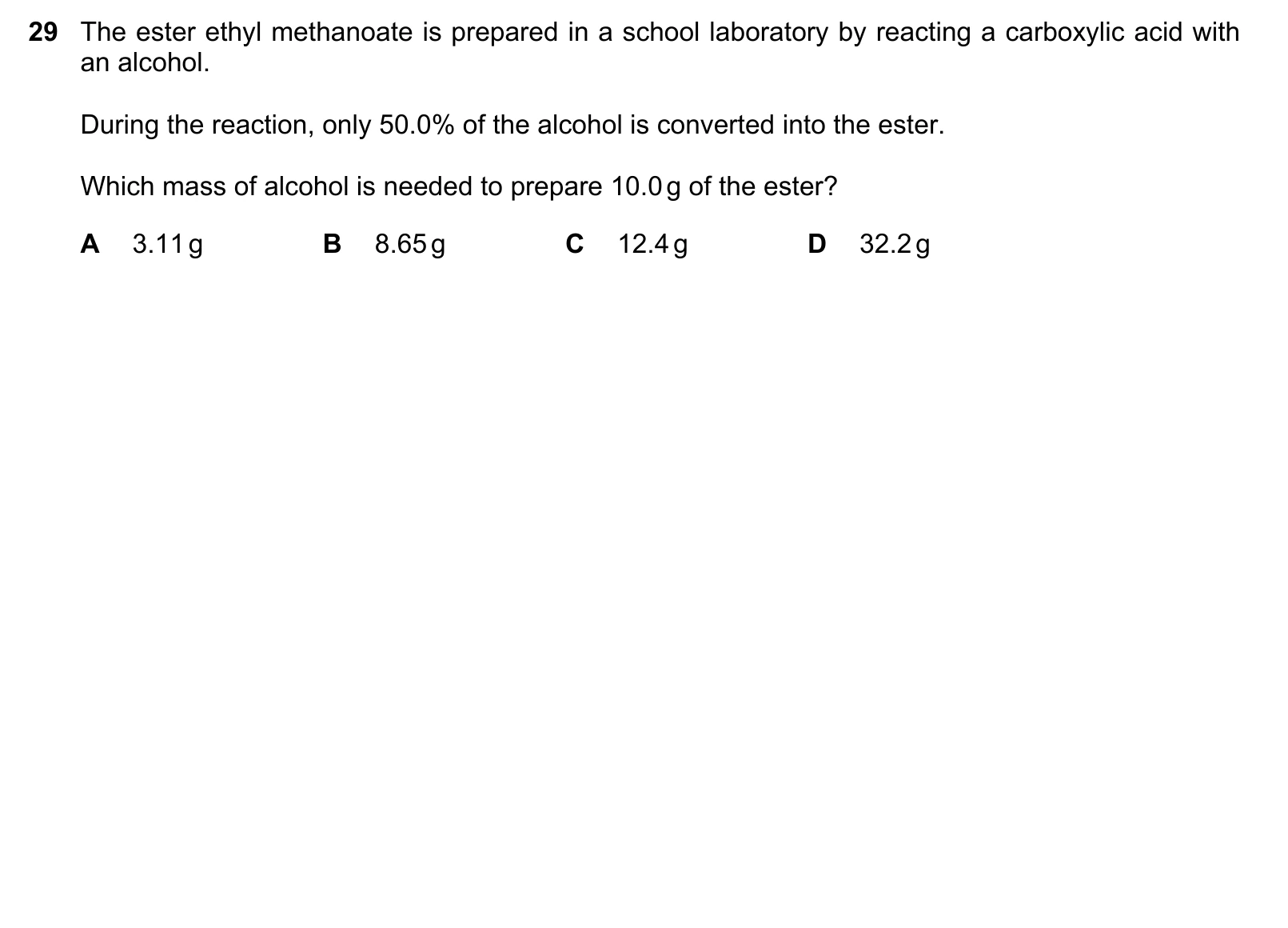 9701/13/M/J/20 question 29