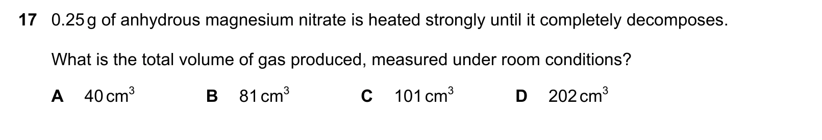 9701/11/M/J/20 question 17
