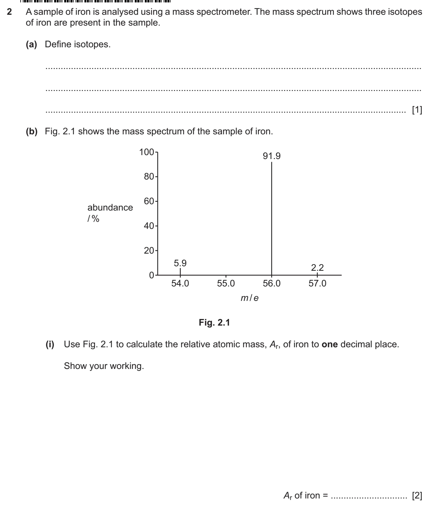 9701/21/M/J/25 question 2