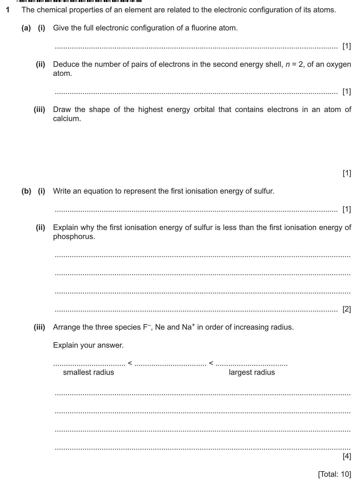 9701/23/M/J/25 question 1