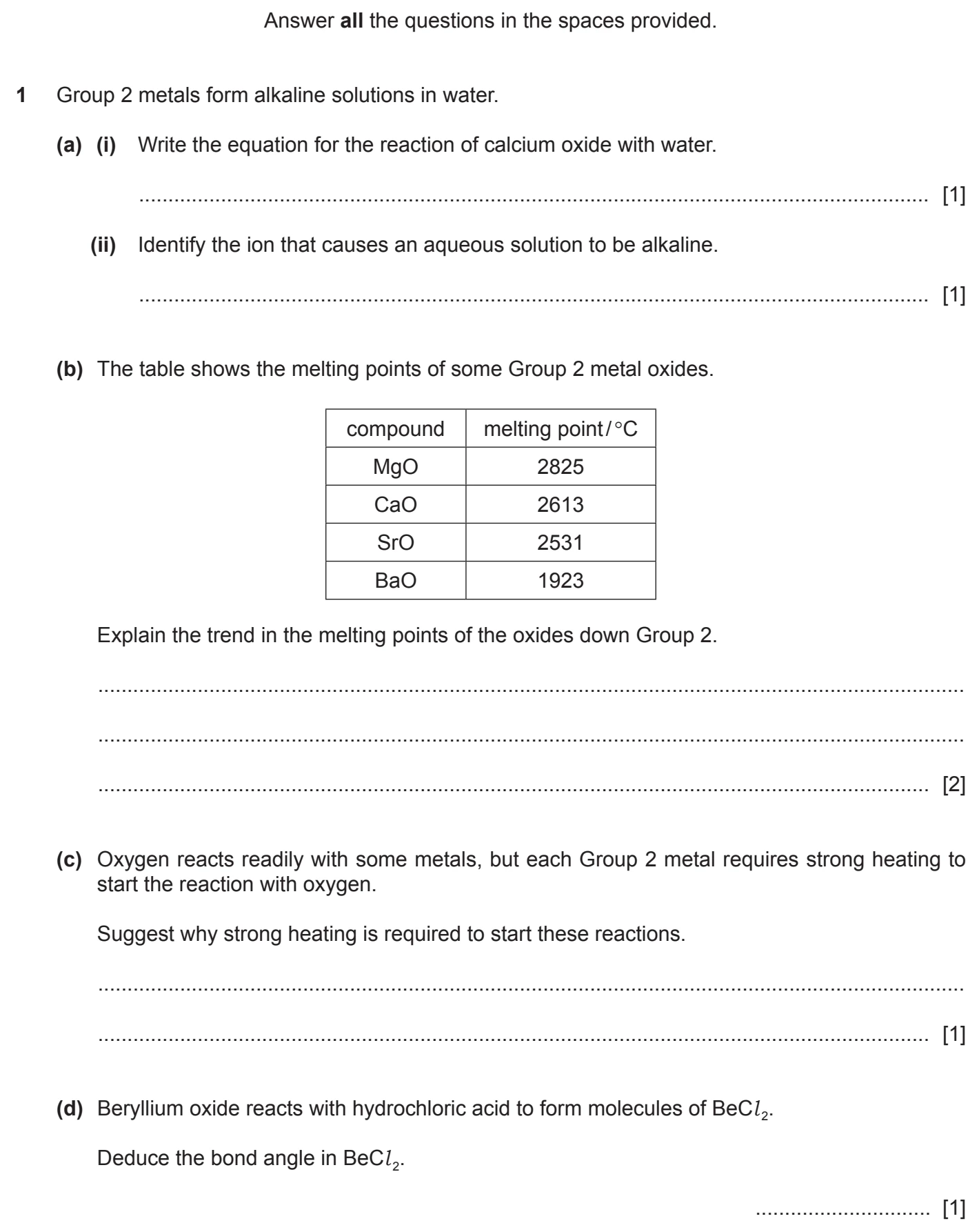 9701/22/F/M/20 question 1