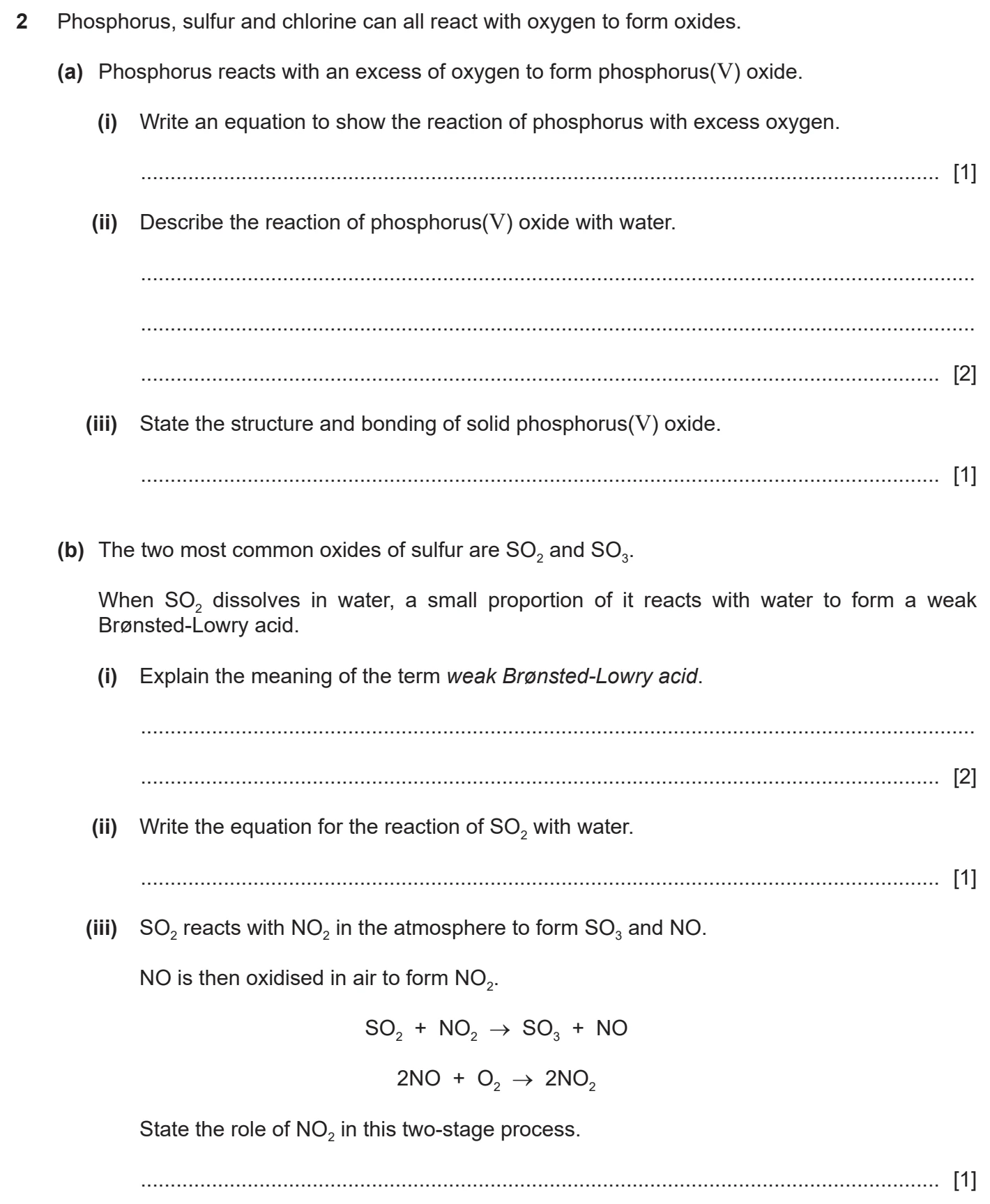 9701/21/O/N/20 question 2