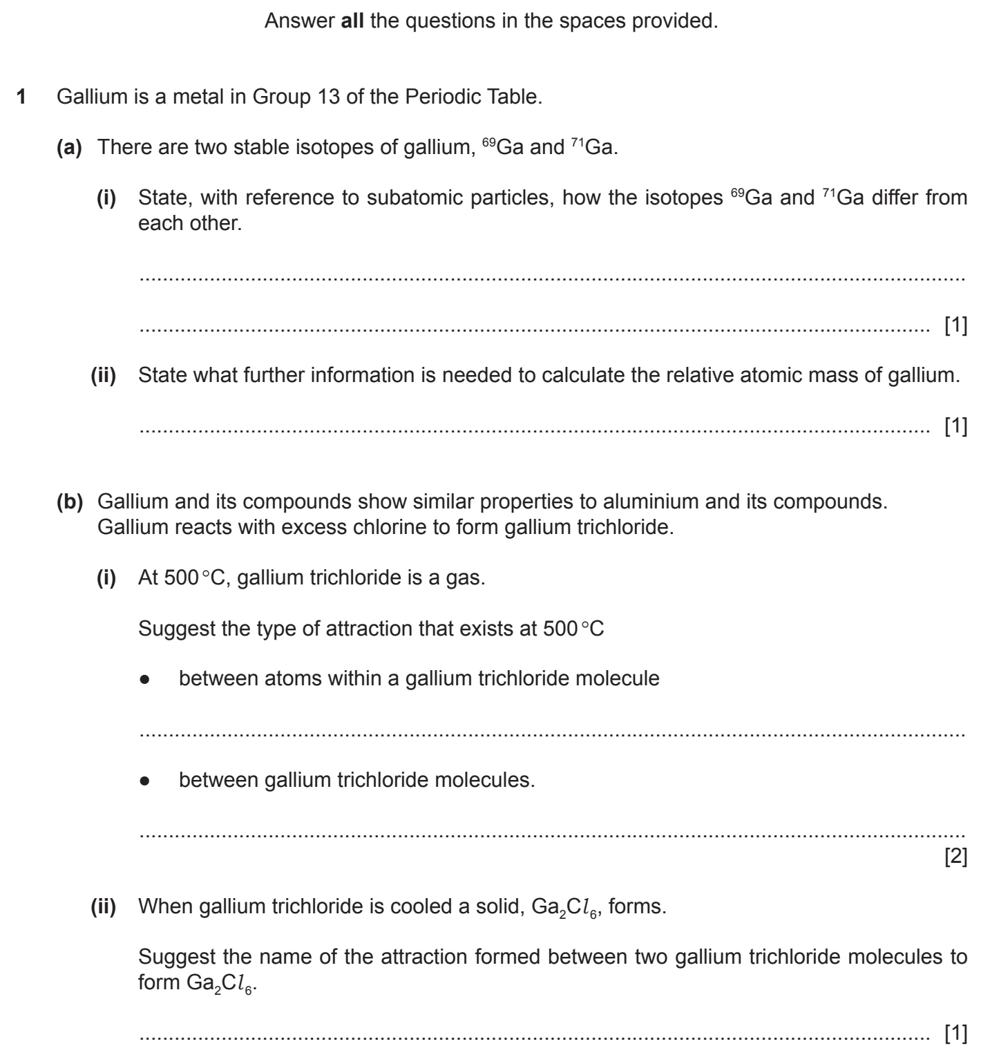 9701/21/M/J/20 question 1