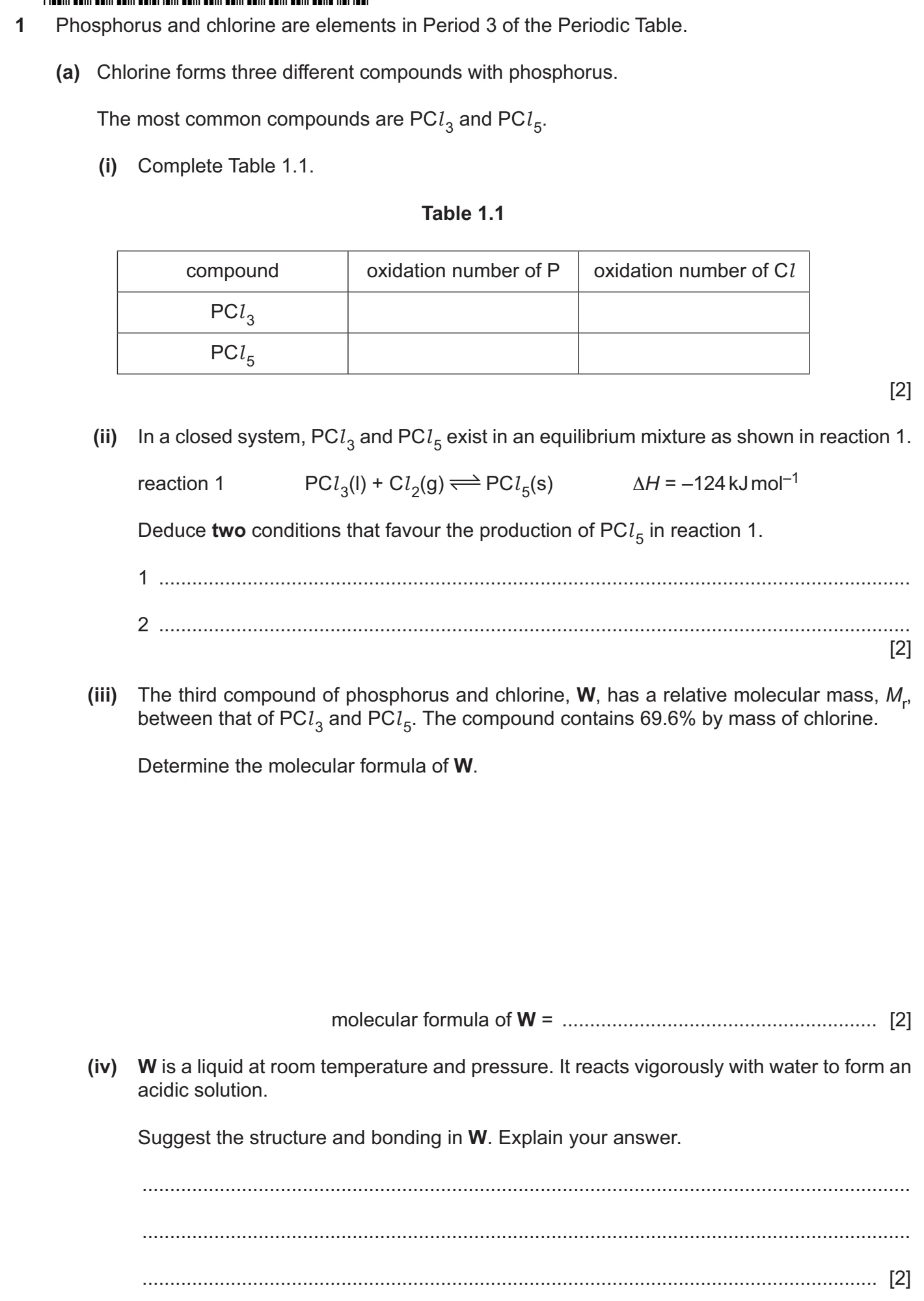 9701/22/F/M/25 question 1
