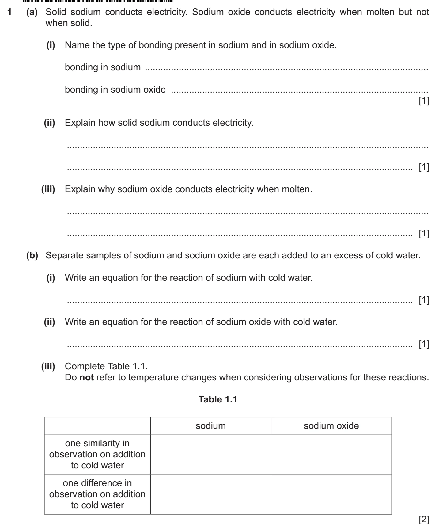 9701/21/M/J/25 question 1