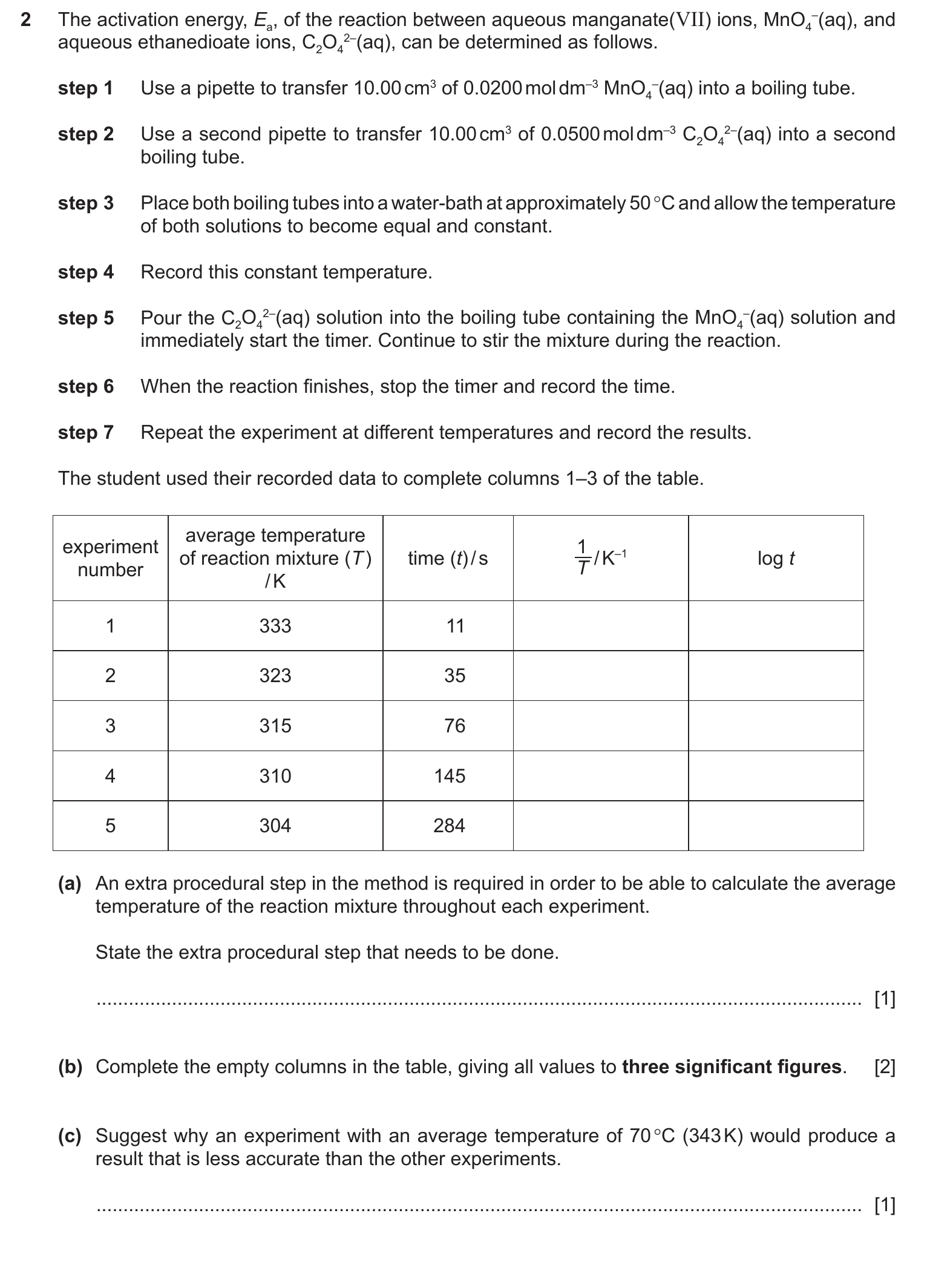 9701/52/F/M/20 question 2