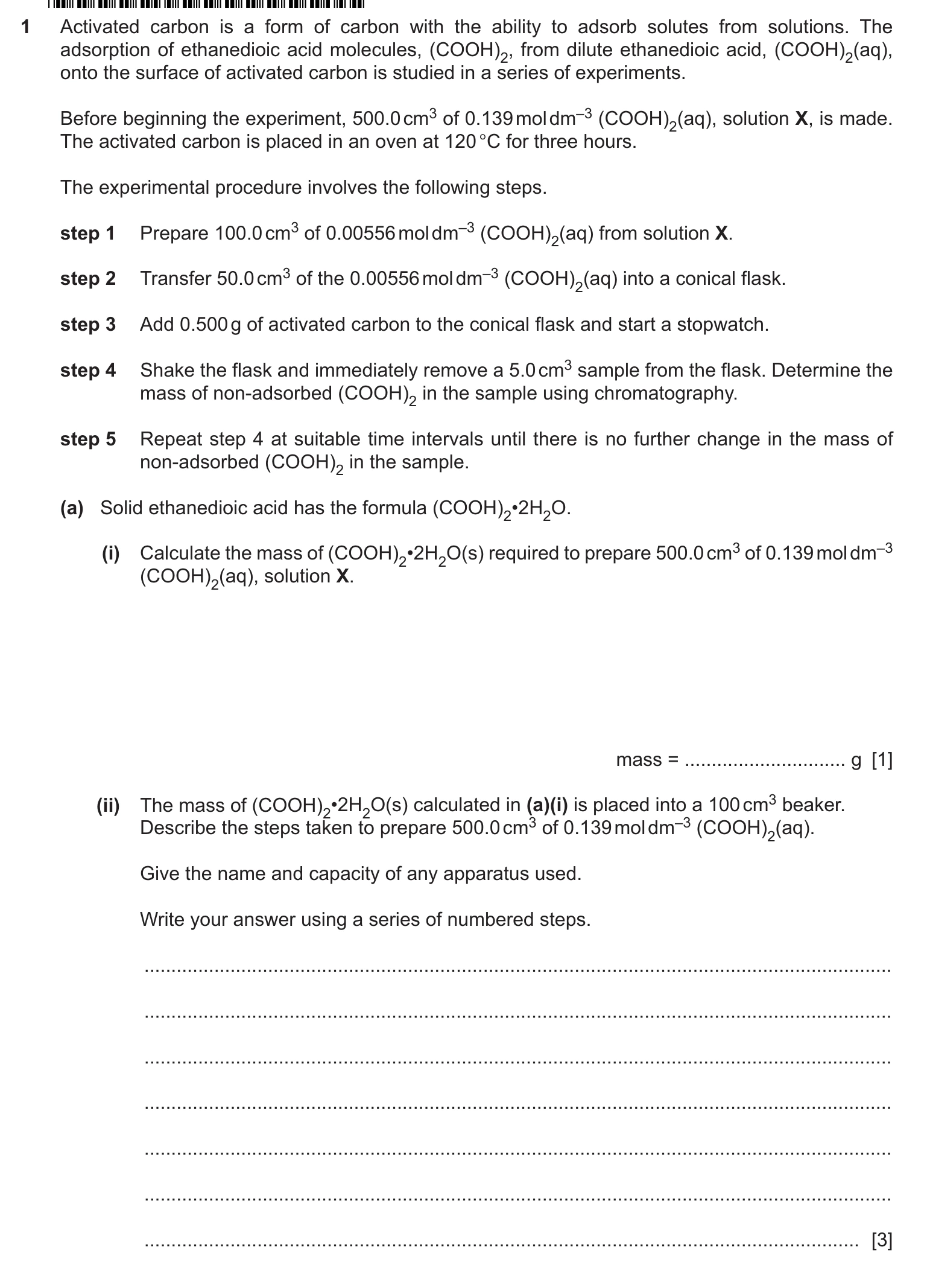 9701/52/M/J/25 question 1