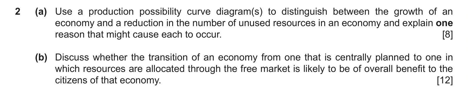 9708/22/M/J/20 question 2